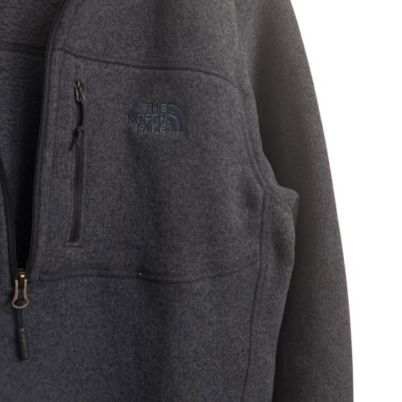 The North Face Sweater Gordon Lyons 1/4 Zip Fleece Pullover Men’s Medium Blue - Picture 3 of 5